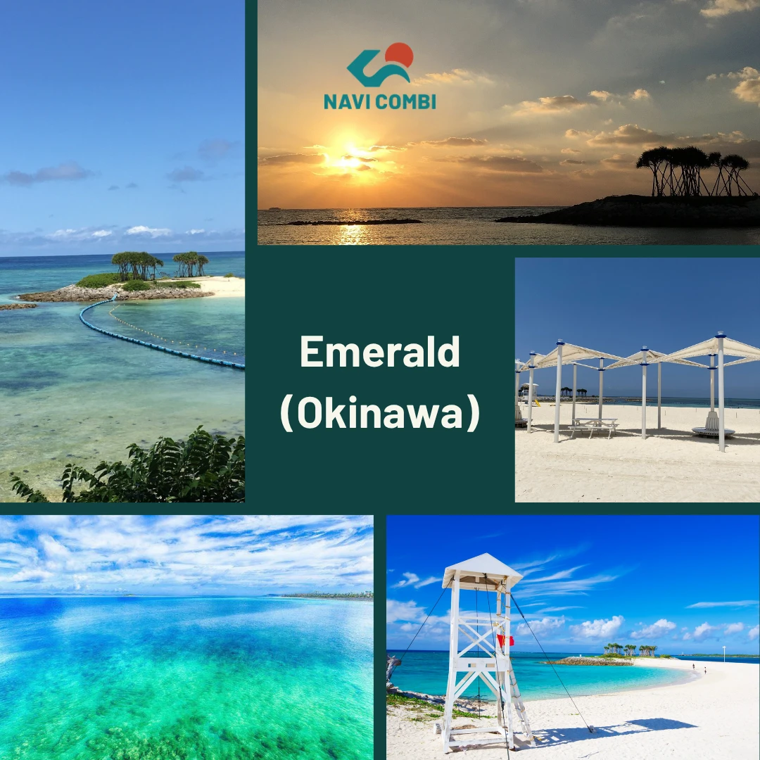 bãi biển Emerald tại Okinawa